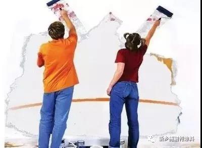 真石漆成片脫落，沒團結好膩子和底漆